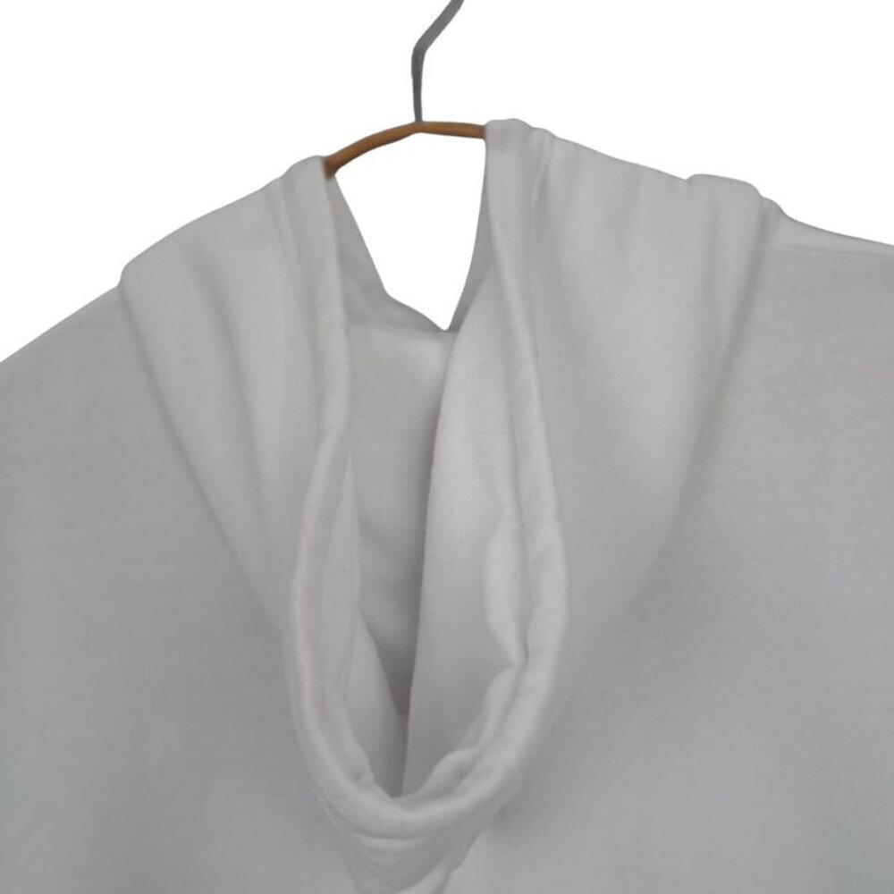 NEW Aviator Nation Smiley Sunset Relaxed Cropped Pullover Hoodie - White Size XS - Picture 7 of 9